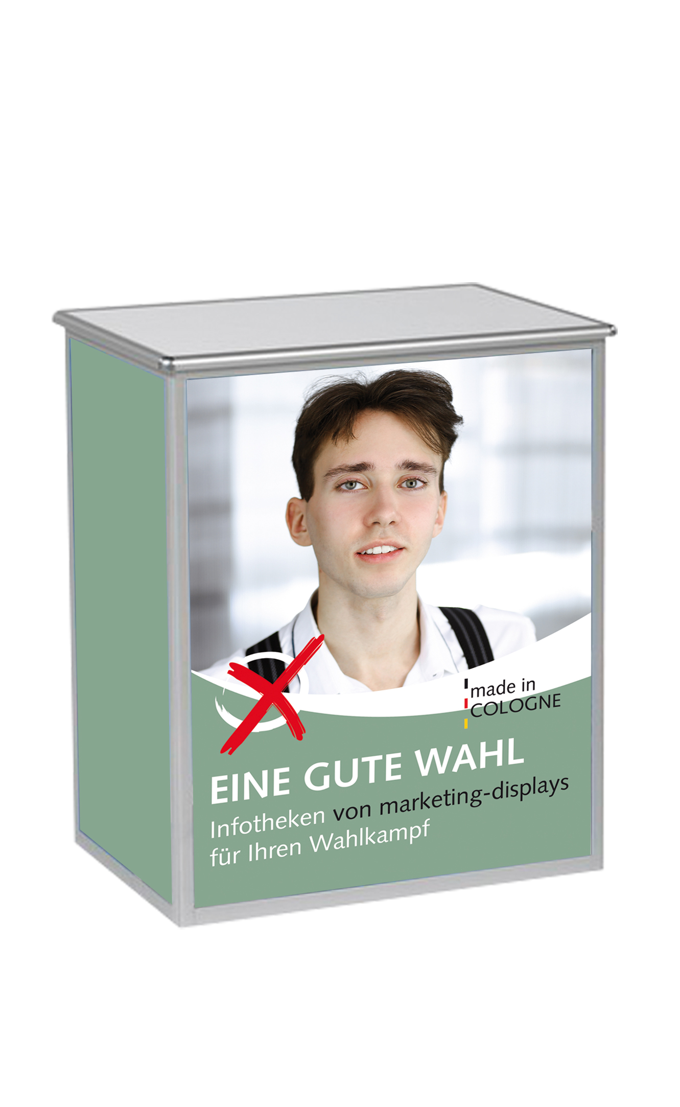 Theke für Wahlkampf und Wahlstand