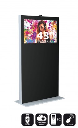 Digitale Signage InfoStele Plano 43 Zoll