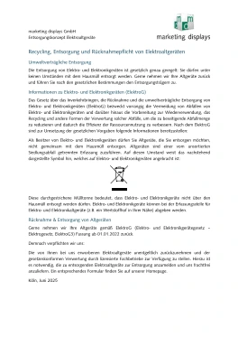 Entsorgungskonzept Entsorgungskonzept Elektroaltgeräte PDF Download