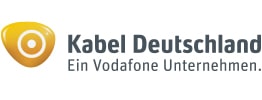 FIrmenlogo unseres Kunden Kabel Deutschland, einem Vodafone Unternehmen
