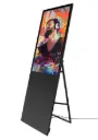 Digitaler Kundenstopper 43" schwarz mit USB-MediaPlayer