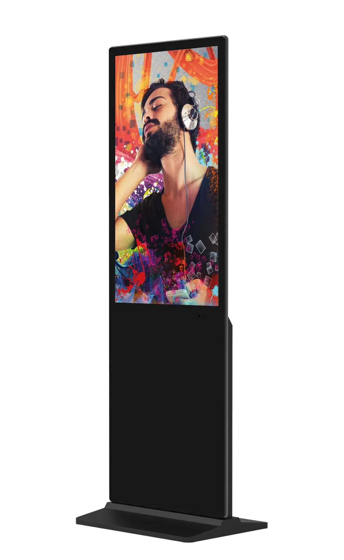 InfoStele FLAT  43" schwarz  USB-MediaPlayer